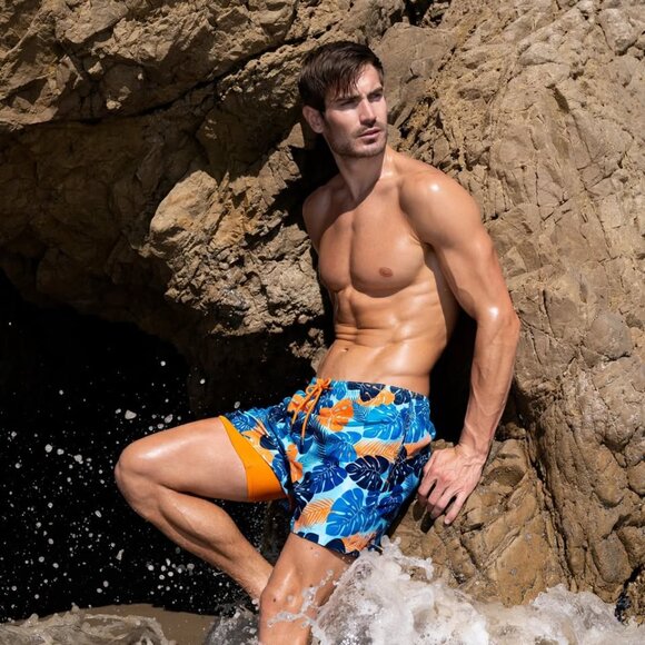 Capelle Blue Jungle - Mid Length Hybrid Short - Picture 5 of 5